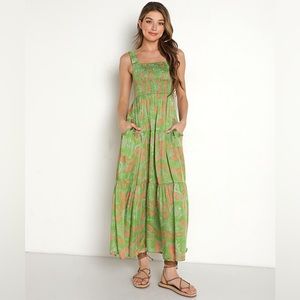 Cleobella// Julia Maxi Dress Abstract Print